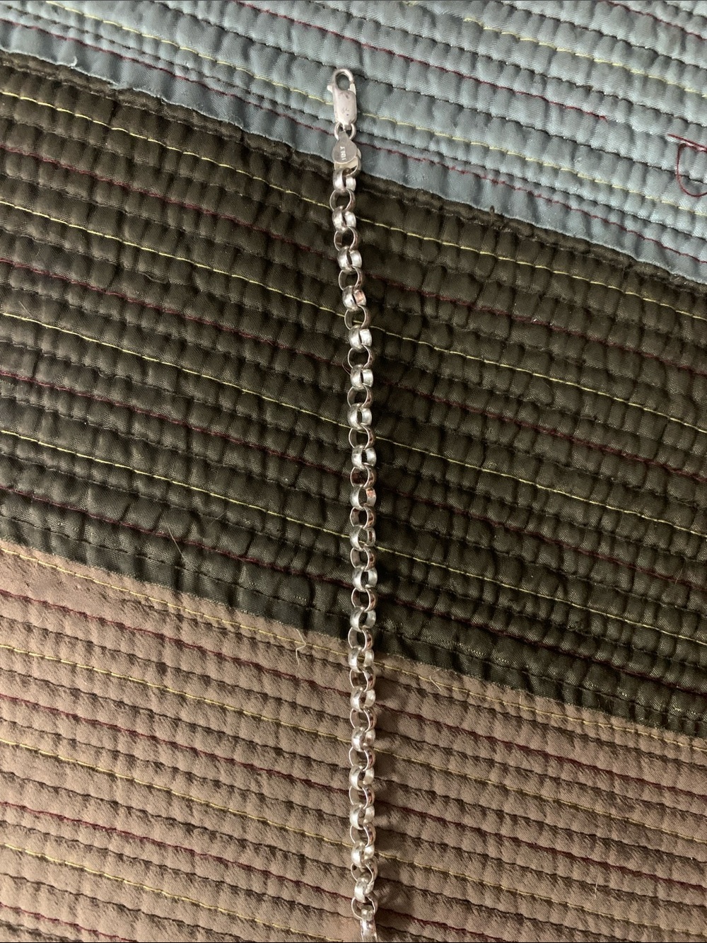 7” Rolo Link sterling silver bracelet